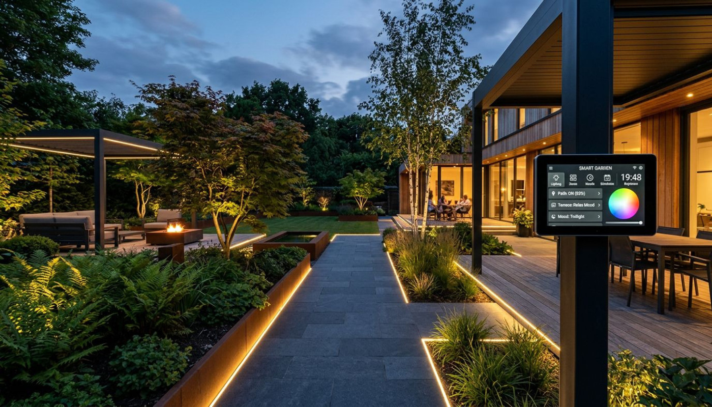 Comment optimiser l'éclairage de votre jardin avec la domotique ?